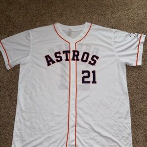 Houston Astros Zack Greinke SGA Jersey Adult XL